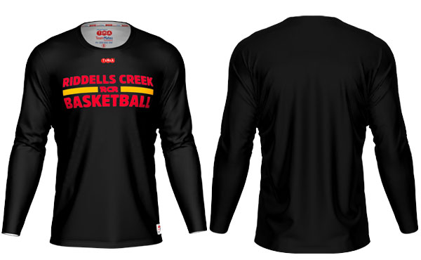 Unisex Long Sleeve Basketball Warm Up Top